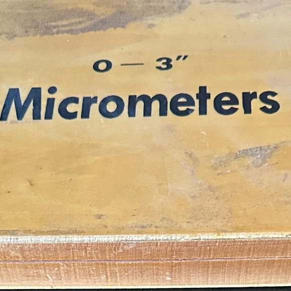 New Vintage Micrometers 0-3" never used made in China - Picture 1 of 3